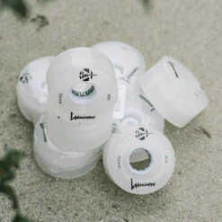 LUMINOUS LED LIGHT UP ROLLER SKATE WHEELS WHITE PEARL 58 MM 97A – SET OF 4 -Rollerz Store k009509c23f33d71223fa69353b6565d1