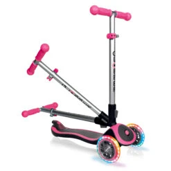 GLOBBER Kids' Advanced Scooter - Light Neon Pink -Rollerz Store k0102edebfc33ab39a96233e9511947fb
