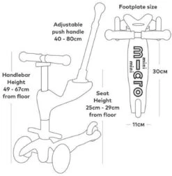 Mini Micro 3in1 Scooter Red -Rollerz Store k09cc34c286d4dc27dee6f8e0a5f1c4d0