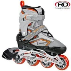 Stingray R7 Grey/Orange Childrens Inline Skate