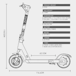 Zinc Folding Electric Velocity+ Scooter -Rollerz Store k0fca7f3ccf6782ee7e8cb87c3efd616a