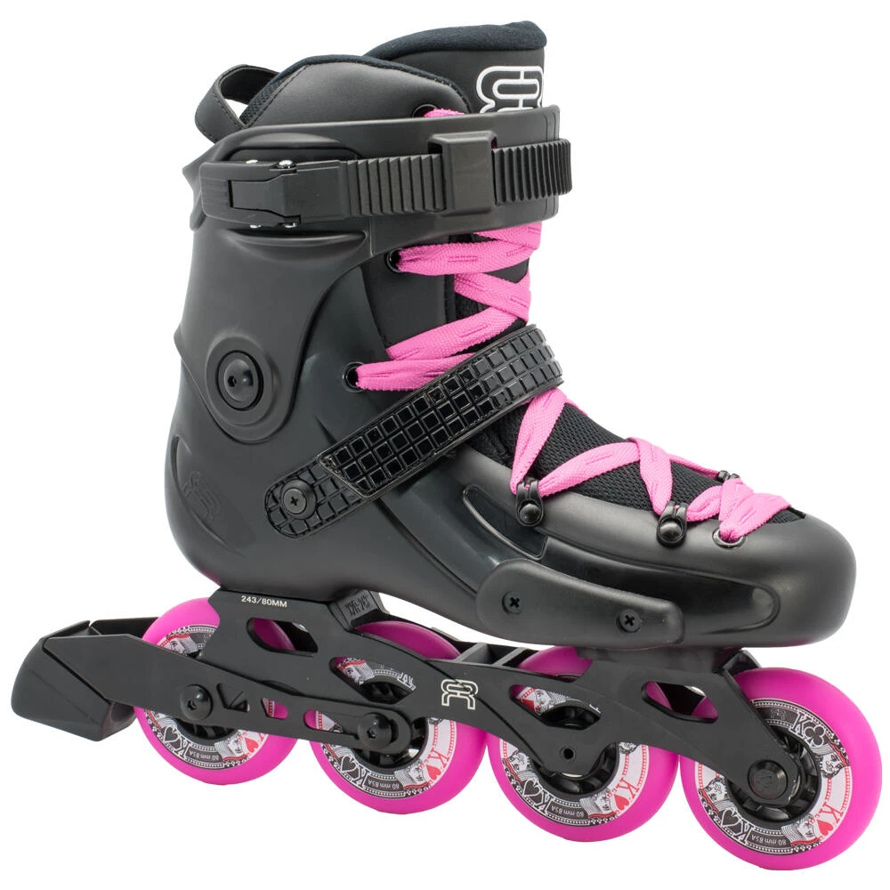 FR W 80 INLINE FITNESS, FREESTYLE, FREERIDE & CITY SKATES – BLACK / PINK 3 FR W 80 INLINE FITNESS, FREESTYLE, FREERIDE & CITY SKATES – BLACK / PINK