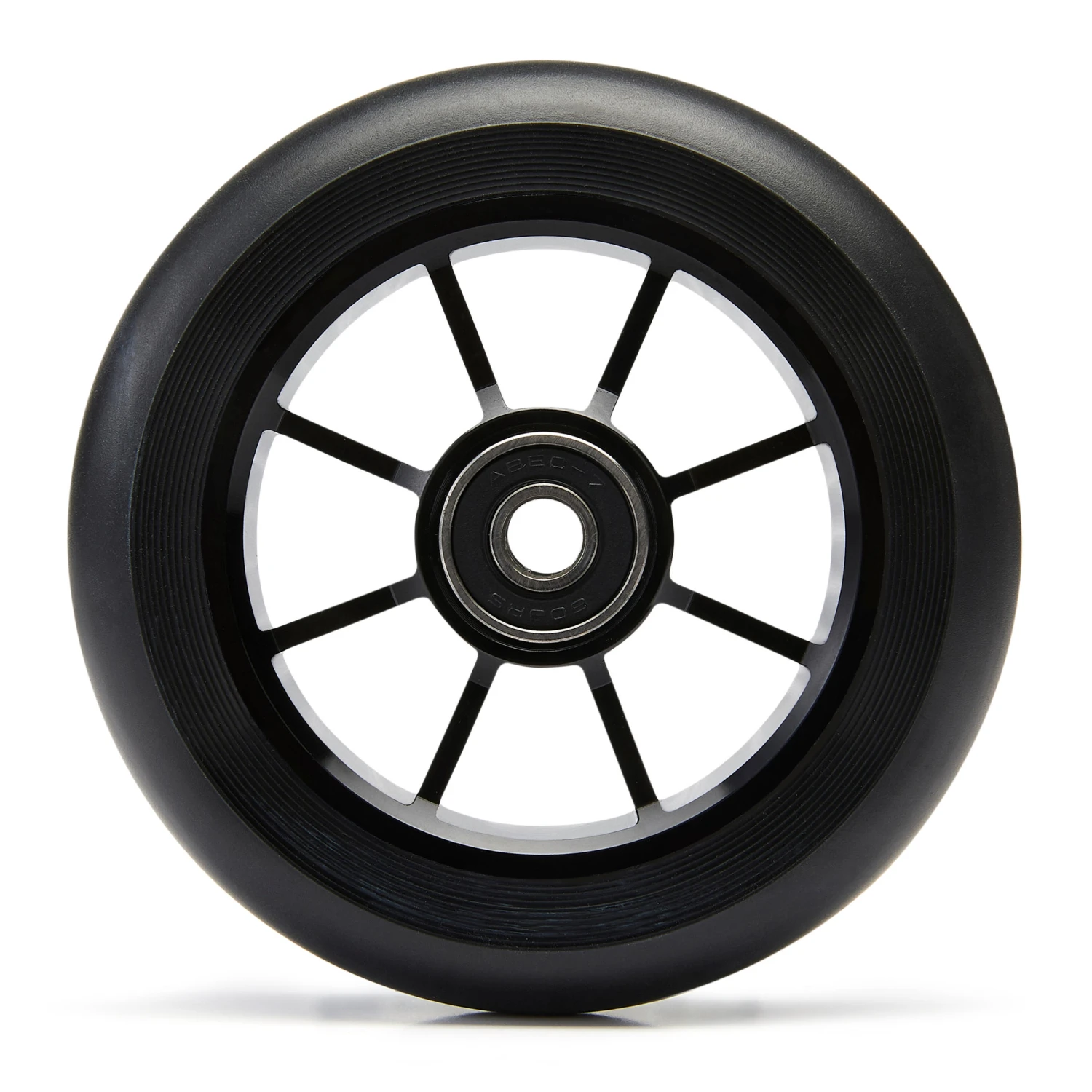 100 Mm Freestyle Wheel With Black Alu Rim & Black PU85A Rubber 4 100 Mm Freestyle Wheel With Black Alu Rim & Black PU85A Rubber - Image 2