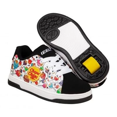 Heelys Split Chupa Chups White/Black/Multi Kids Heely Shoe 3 Heelys Split Chupa Chups White/Black/Multi Kids Heely Shoe