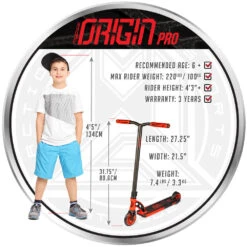 MADD GEAR MGP VX ORIGIN PRO STUNT SCOOTER - 120MM SYNDICATE WHEELS -Rollerz Store k1d24d75c51d3bc6f8333135004aac113