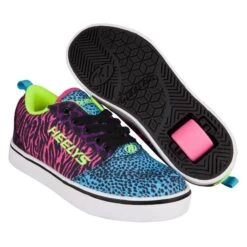 Heelys Pro 20 Prints Black/Multi Animal Print Kids Heely Shoe