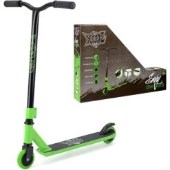 Xootz Kids Complete Stunt Scooter Envy Black/Green