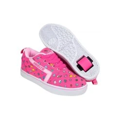 Heelys GR8 Pro Prints Hot Pink/Light Pink/Emoji Kids Heely Shoe