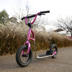 SULLIVAN 12" Wheel Freestyle Terra Firma Scooter, Electro Pink -Rollerz Store k31a29103cf93382b29033cf83c52b2bb