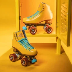 RIEDELL CREW OUTDOOR HIGH TOP QUAD ROLLER SKATES WITH ZEN WHEELS – TURMERIC 20 RIEDELL CREW OUTDOOR HIGH TOP QUAD ROLLER SKATES WITH ZEN WHEELS – TURMERIC -Rollerz Store k31ae388181fb7131c2825573ebef17e1