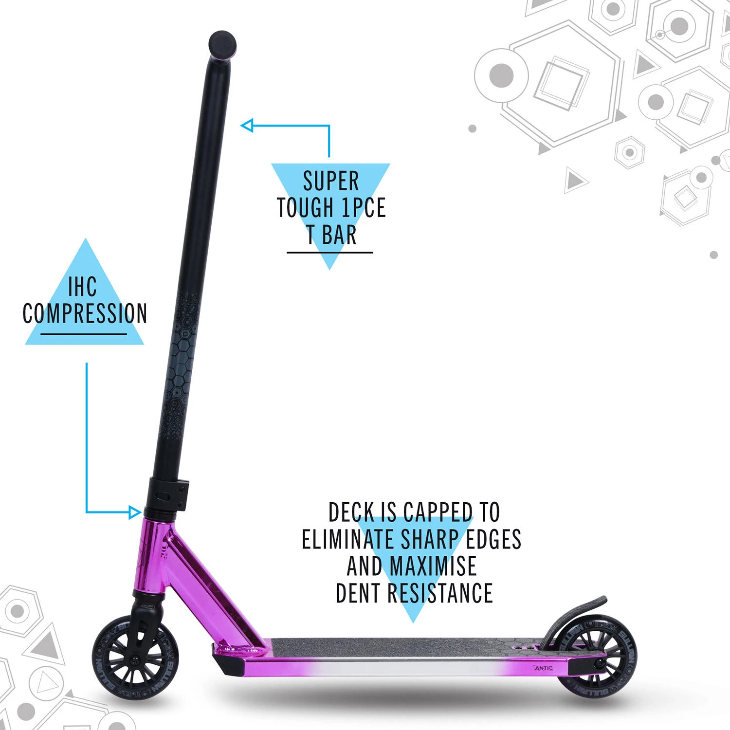 SULLIVAN Antic Stunt Scooter, Electro Pink 7 SULLIVAN Antic Stunt Scooter, Electro Pink - Image 5