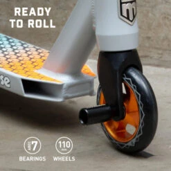 Mongoose Rise 110 Elite Freestyle Scooter Grey/Orange -Rollerz Store k3e5fb0693c34ae39447571fae8d64ea1