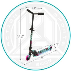 MADD GEAR CARVE FLIGHT LIGHT UP FOLDING SCOOTER – AGES 4 YEARS+ -Rollerz Store k4209e760d56ff75f79c370b8bee3223e