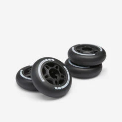 80 Mm 84A Inline Fitness Skate Wheels Fit 4-Pack