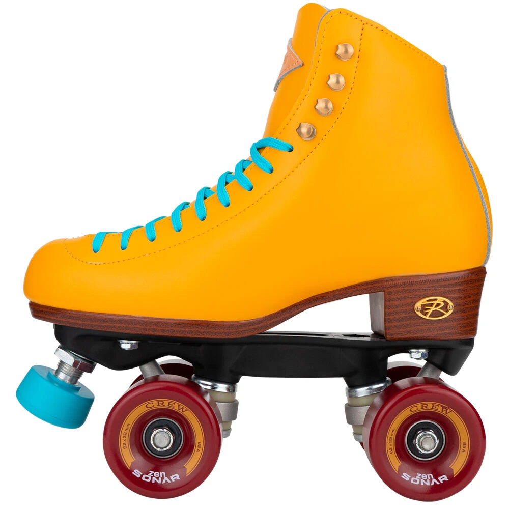 RIEDELL CREW OUTDOOR HIGH TOP QUAD ROLLER SKATES WITH ZEN WHEELS – TURMERIC 4 RIEDELL CREW OUTDOOR HIGH TOP QUAD ROLLER SKATES WITH ZEN WHEELS – TURMERIC - Image 2