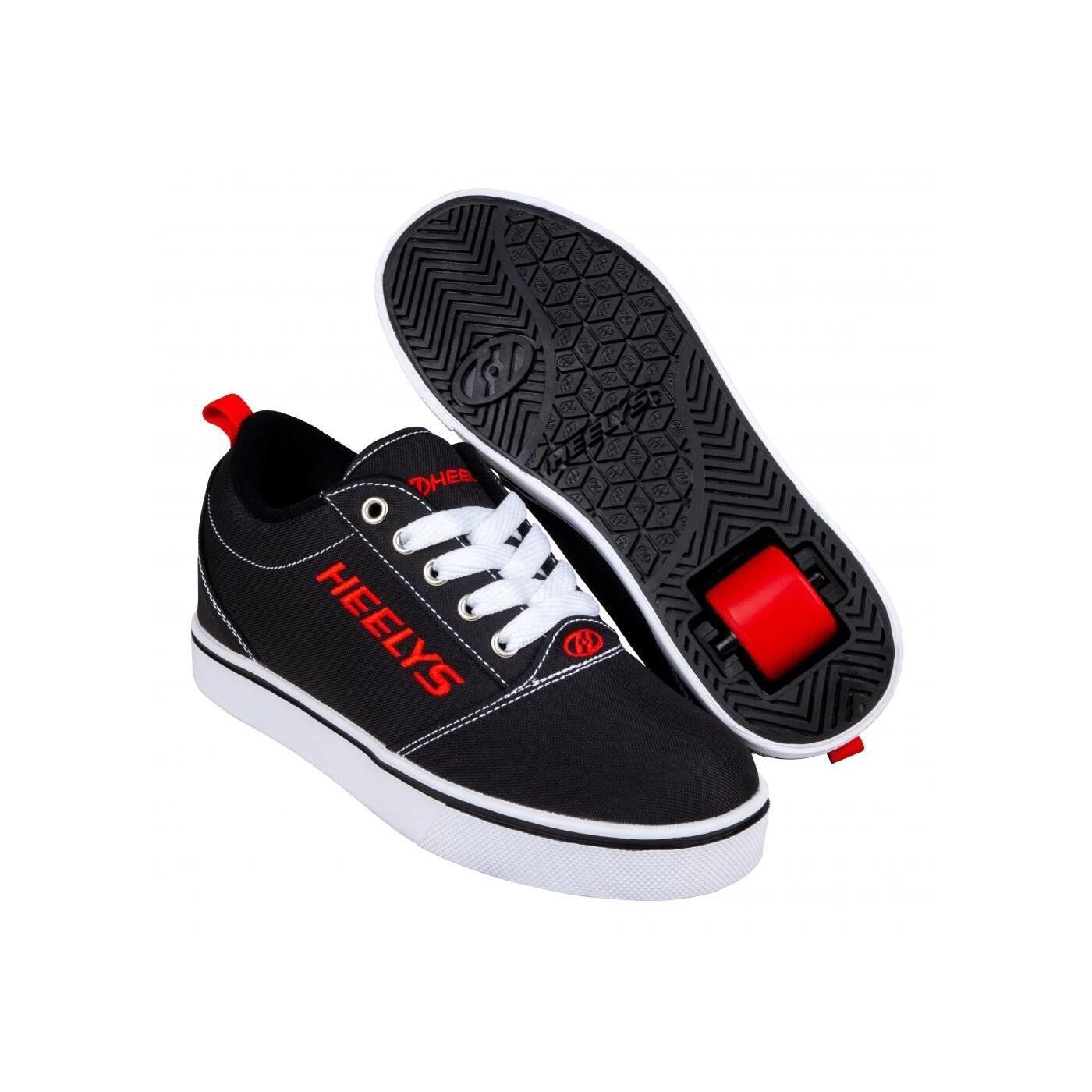 Heelys Pro 20 Black/White/Red Kids Heely Shoe 3 Heelys Pro 20 Black/White/Red Kids Heely Shoe