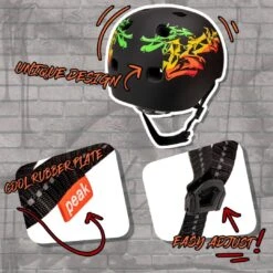 Crazy Safety Skater Bicycle Helmet For Teens And Adults| Black Squares S/M |EN1078 Certified 22 Crazy Safety Skater Bicycle Helmet For Teens And Adults| Black Squares S/M |EN1078 Certified -Rollerz Store k4e55590f7fcb95268e760108e13e0b32