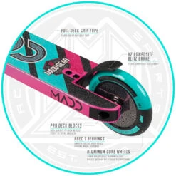 MADD GEAR KICK PRO V5 JUNIOR PRO STUNT SCOOTER – AGE 6+ 36 MADD GEAR KICK PRO V5 JUNIOR PRO STUNT SCOOTER – AGE 6+ -Rollerz Store k4f7d6477bfaf0191646783f5d05336c5