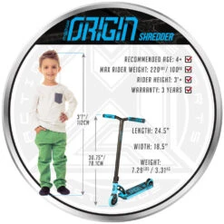 MGP VX ORIGIN SHREDDER PRO STUNT SCOOTER - 110MM FORCE WHEELS -Rollerz Store k51d6ba7a9d7be23256a581c4e82ee18f
