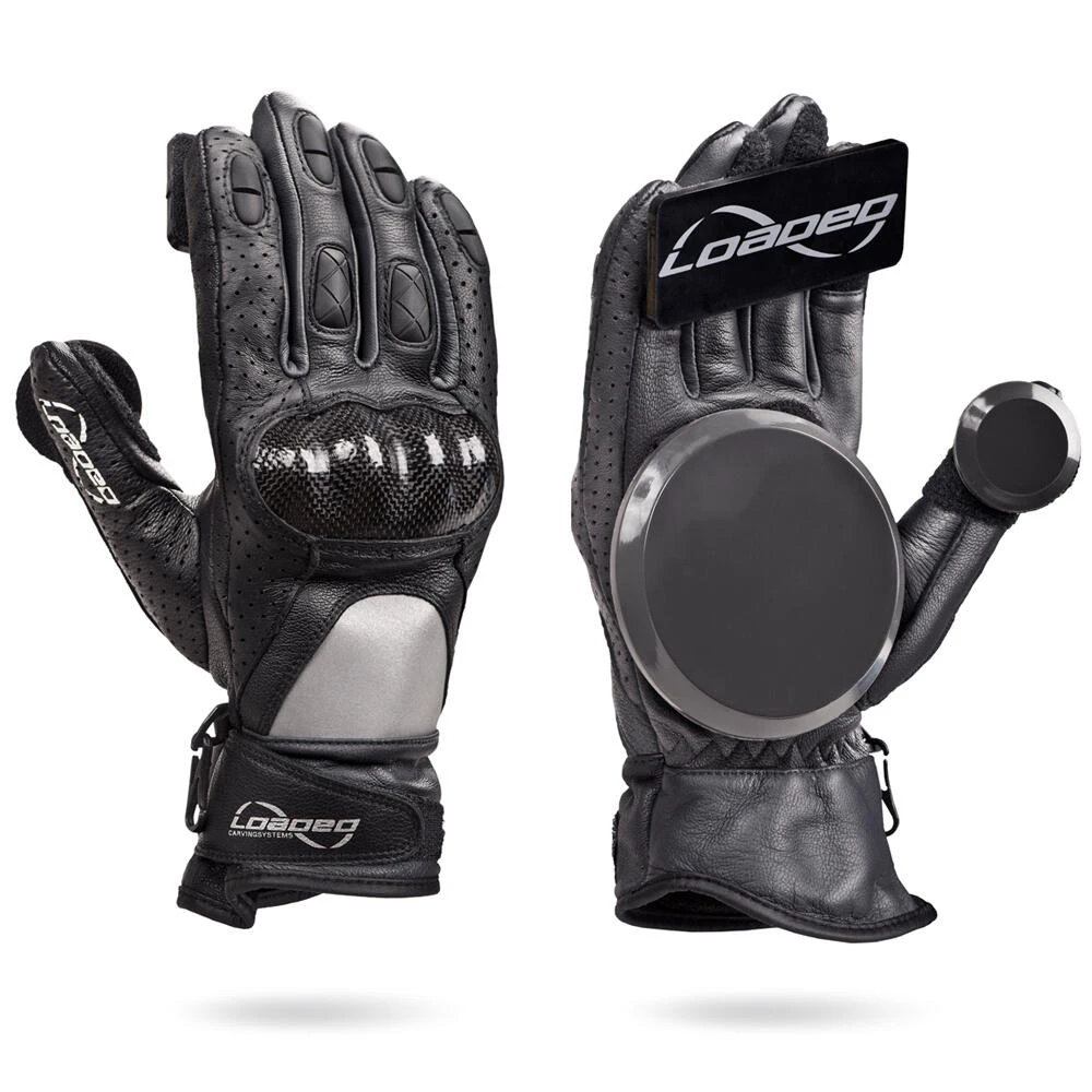 LOADED LONGBOARD LEATHER RACE GLOVES WITH KNUCKLE PROTECTION 3 LOADED LONGBOARD LEATHER RACE GLOVES WITH KNUCKLE PROTECTION