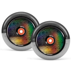 MGP MFX CORRUPT 120MM PRO STUNT SCOOTER WHEELS Inc BEARINGS PAIR – BLACK/RED -Rollerz Store k5335ba88ee04f4278f716cef6779ded1