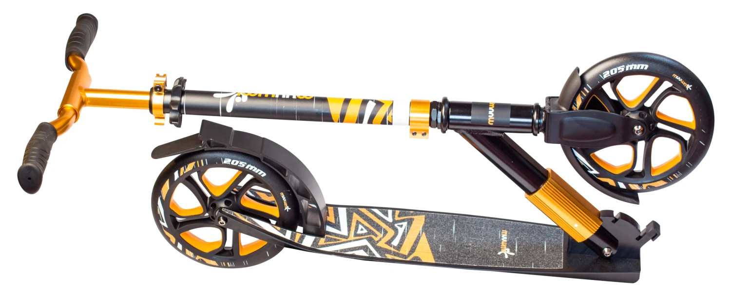Muuwmi Kickscooter Deluxe 205 Mm Gold 4 Muuwmi Kickscooter Deluxe 205 Mm Gold - Image 2