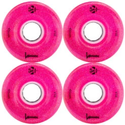 LUMINOUS LED LIGHT UP ROLLER SKATE WHEELS