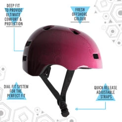SULLIVAN Antic Multi Sport Helmet - Flamingo Fade -Rollerz Store k5788ae10c748e9a250da02e7f784462c
