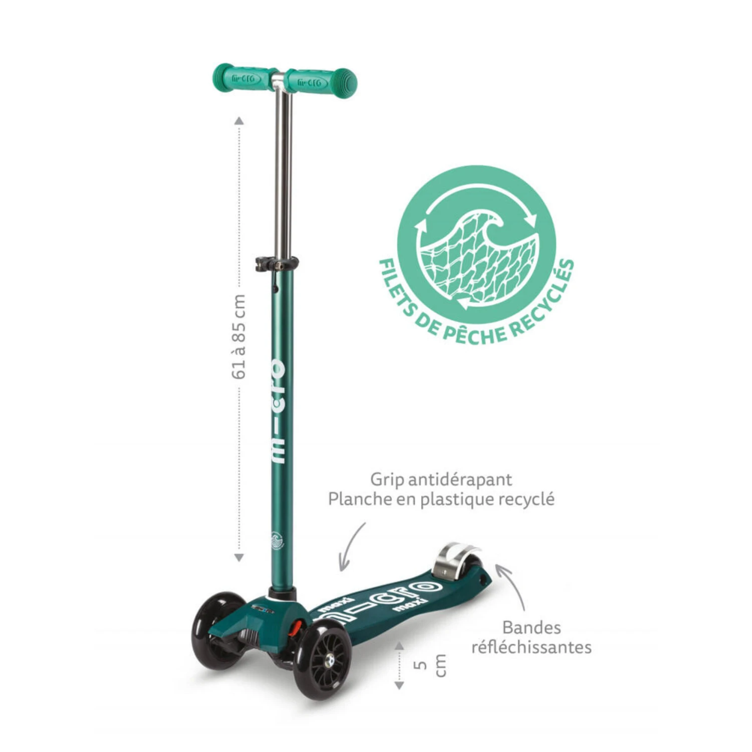 Maxi Micro Scooter Eco Green 4 Maxi Micro Scooter Eco Green - Image 2