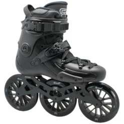 FR 1 325 UNISEX INLINE FITNESS, FREESTYLE & FREERIDE SKATES – BLACK