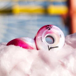 LUMINOUS LED LIGHT UP ROLLER SKATE WHEELS COTTON CANDY 62 MM 78A – SET OF 4 -Rollerz Store k5f7ed570d6f5e5f3e384b39ab51db3c8