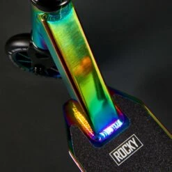 MICRO Rainbow Stunt Scooter - Oil Slick Neochrome - Chilli Pro Scooter -Rollerz Store k612488e7e27d06af693ebd8576df0b7e