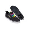 Heelys Pro 20 Black/Rainbow Cursive Kids Heely Shoe -Rollerz Store k61519c7f76edc97de8542745e95534c0