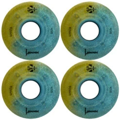 LUMINOUS LED LIGHT UP ROLLER SKATE WHEELS SUNNY SKY 62 MM 85A – SET OF 4