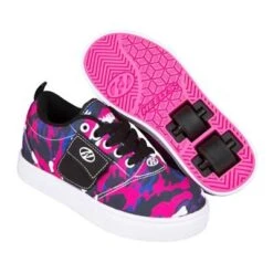 Heelys Pro 20 Pocket X2 Black/Pink/Camo Kids Heely Shoe