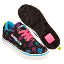 Heelys Pro 20 Prints Black/Multi Logo Kids Heely Shoe