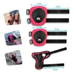 Bike Safety Gear For Kids | Black | Crazy Safety | Tested And CPSC Certified -Rollerz Store k7826265a52c5c1395835a8f16d135aa3