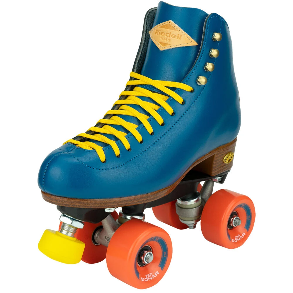 RIEDELL CREW OUTDOOR HIGH TOP QUAD ROLLER SKATES WITH ZEN WHEELS – TURMERIC 8 RIEDELL CREW OUTDOOR HIGH TOP QUAD ROLLER SKATES WITH ZEN WHEELS – TURMERIC - Image 6