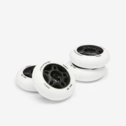 76mm 80A Adult Fitness Inline Skating Wheels 4-Pack Fit