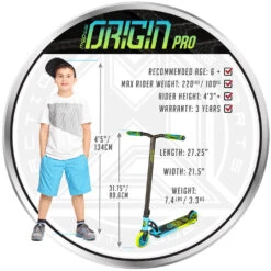 MADD GEAR MGP VX ORIGIN PRO STUNT SCOOTER - 120MM SYNDICATE WHEELS -Rollerz Store k8879c4d18f9bee246a9bfbedd82bad14