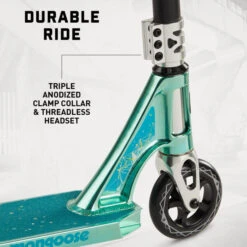 Mongoose Rise 110 Expert Freestyle Scooter Teal/Black -Rollerz Store k88d579ba628e7bc92923c7c74fc8bcb6