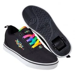 Heelys Pro 20 Black/Rainbow Cursive Kids Heely Shoe 6 Heelys Pro 20 Black/Rainbow Cursive Kids Heely Shoe -Rollerz Store k8f131080cc0071b7610e6ae40b9828bc