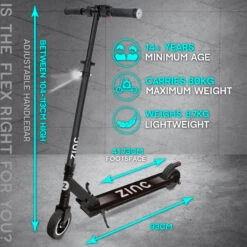 Zinc Folding Electric Scooter Flex ZC07856 -Rollerz Store k8f5263e7bf960dc219884e02c79c68da