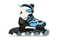 Micro Majority Inline Rollerskates: Black Blue (23 -Rollerz Store k9090e22a468d4dad1dfd866d0aa92d89