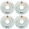 LUMINOUS LED LIGHT UP ROLLER SKATE WHEELS WHITE PEARL 62 MM 97A – SET OF 4 -Rollerz Store k9153c486222ef3dfae9add834af28cba