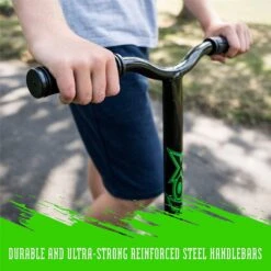 Xootz Kids Complete Stunt Scooter Envy Black/Green -Rollerz Store k98bfc01f1ce780de5f4ee75cf112569b