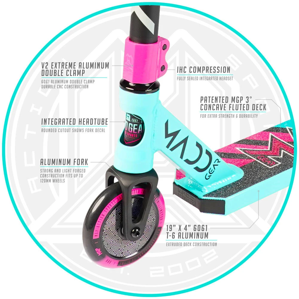 MADD GEAR KICK PRO V5 JUNIOR PRO STUNT SCOOTER – AGE 6+ 16 MADD GEAR KICK PRO V5 JUNIOR PRO STUNT SCOOTER – AGE 6+ - Image 14