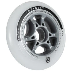POWERSLIDE Infinity Adult Inline Skate Wheels 100 Mm 85A Tri-Pack - White -Rollerz Store k9b6a4f438a7e6af16812ce2bef13885e