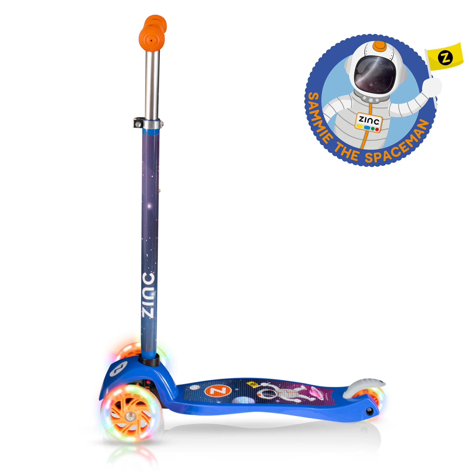 Zinc Explorer Non Folding Three Wheeled Scooter 4 Zinc Explorer Non Folding Three Wheeled Scooter - Image 2