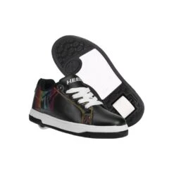 Heelys Split MTV Black/White/Rainbow Kids Heely Shoe